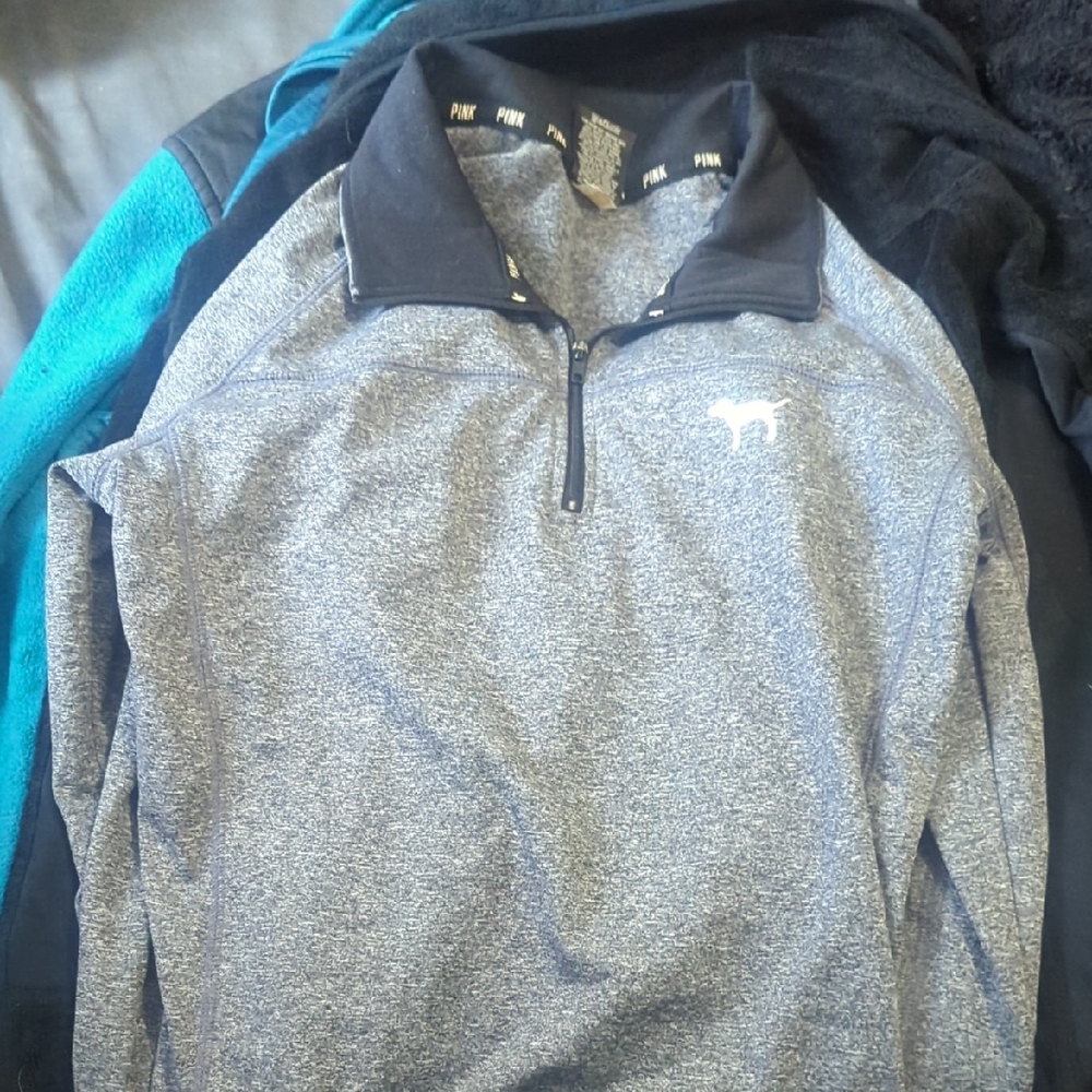 PINK Victoria's Secret Gray and Black Jacket
